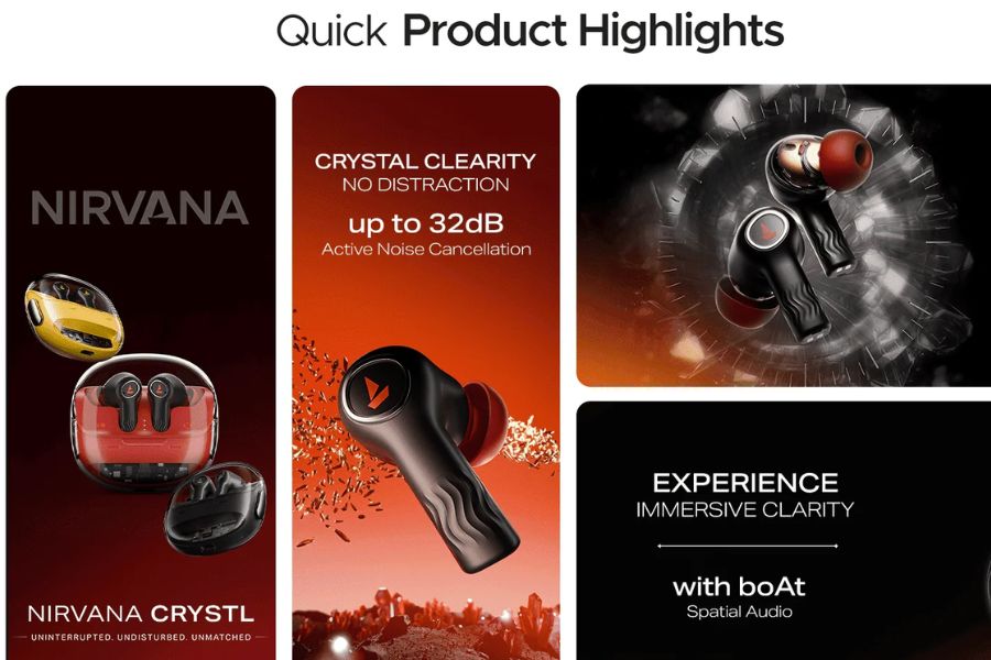 Boat Nirvana Crystl Features