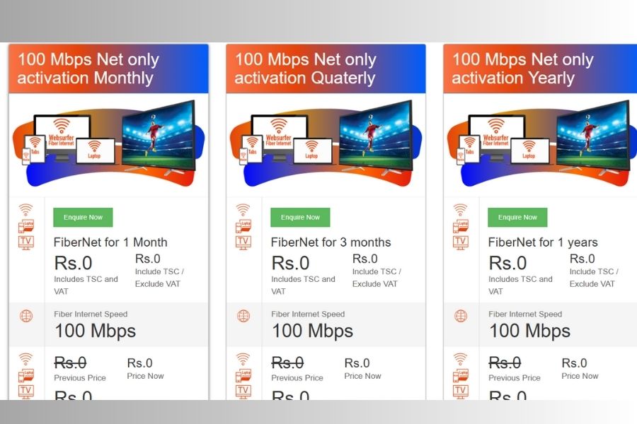 Websurfer ISP Plan