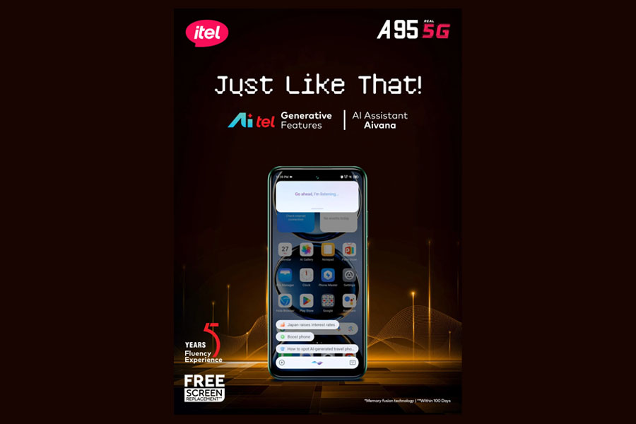 Itel A95 5G Design and Display