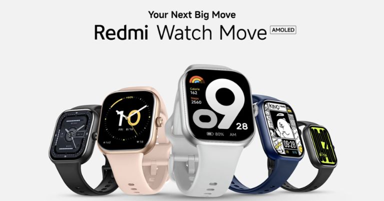 Redmi Watch Move launched with an AMOLED screen and 14 days battery life