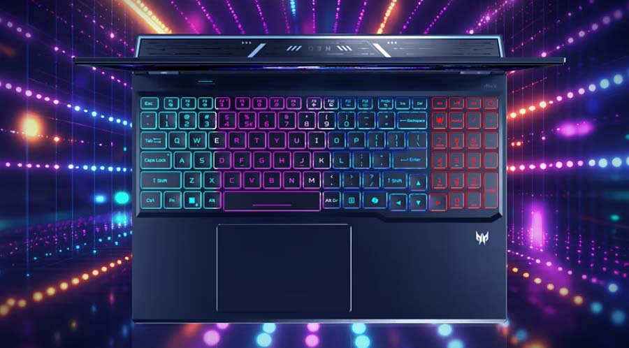 Acer Predator Helios Neo 16 AI 2025 - Keyboard