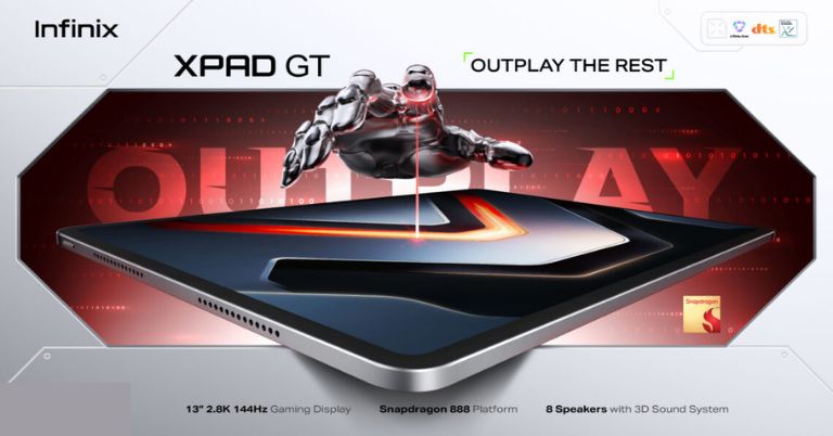 Infinix XPad GT launched with Snapdragon 888 and 144Hz display