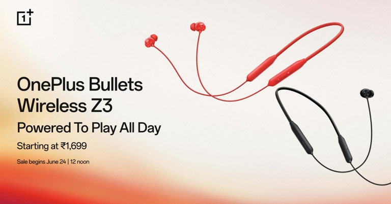 OnePlus Bullets Wireless Z3 officially launched in India