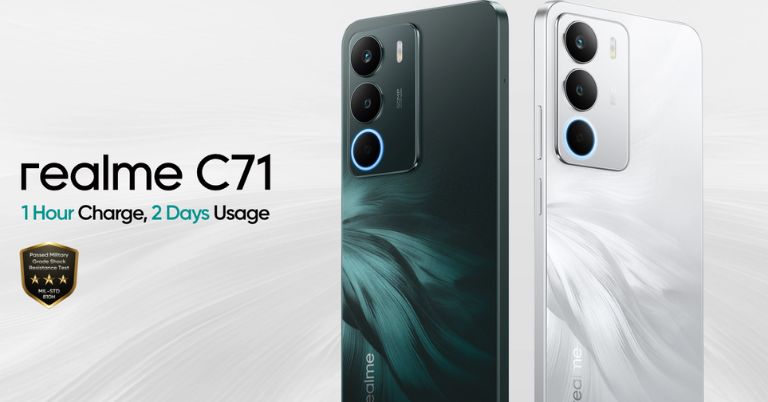 Realme C71 launched in Nepal with Unisoc T7250 SoC and 6300mAh battery