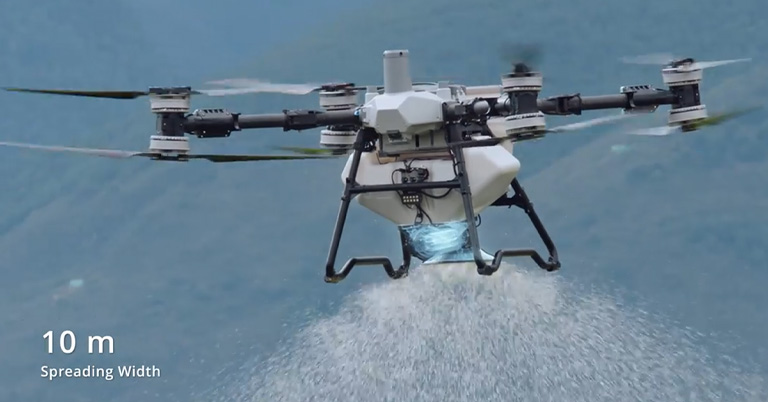 DJI Agras T100 agricultural drone launched for heavy-duty farming tasks