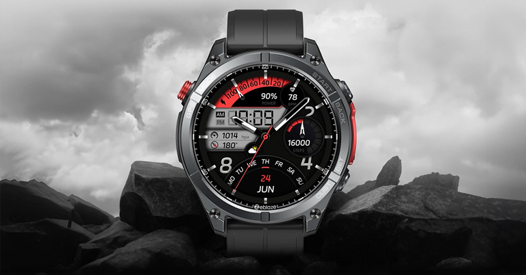 Zeblaze Stratos 4 rugged smartwatch arrives in Nepal with a built-in flashlight