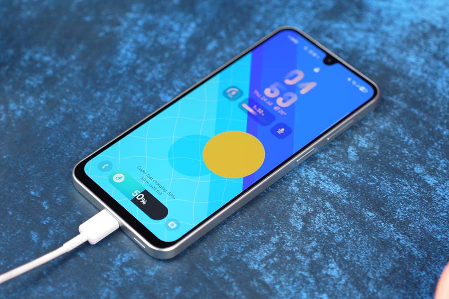 Galaxy M36 5G charging