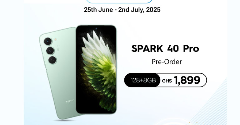 Tecno Spark 40 Pro debuts with AMOLED display and MediaTek Helio G100 chipset