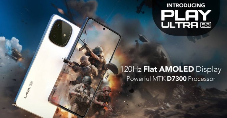 Lava Play Ultra 5G launched with a familiar design and Dimensity 7300