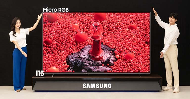 Samsung launches the world's first "Micro RGB" TV