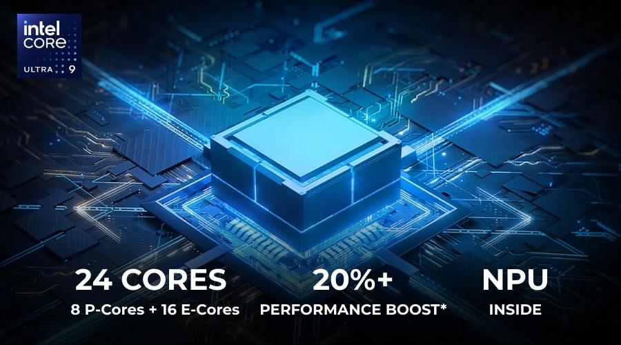 Intel Core Ultra 9 275HX processor inside the MSI Crosshair 16 HX AI 2025