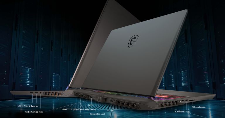 MSI-Vector-16-HX-AI-Ports-design