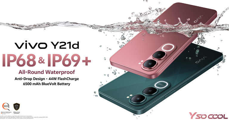 Vivo Y21d launched in Nepal with IP69+ Rating and 6500mAh Battery