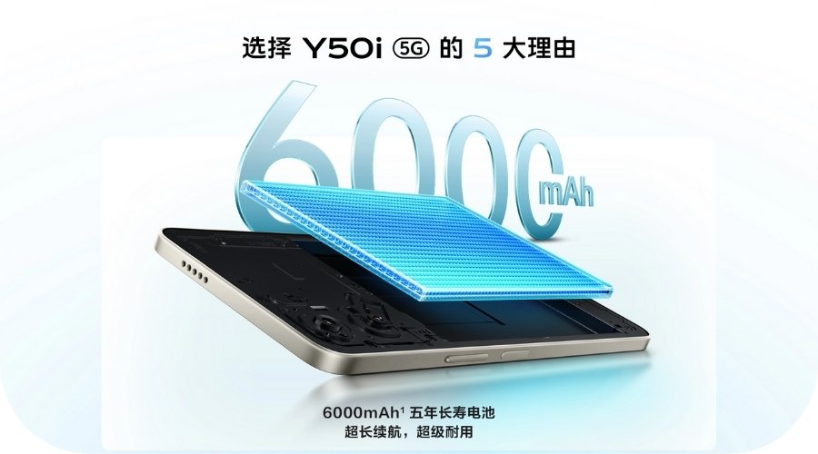 Vivo Y50i 6000 mAh battery