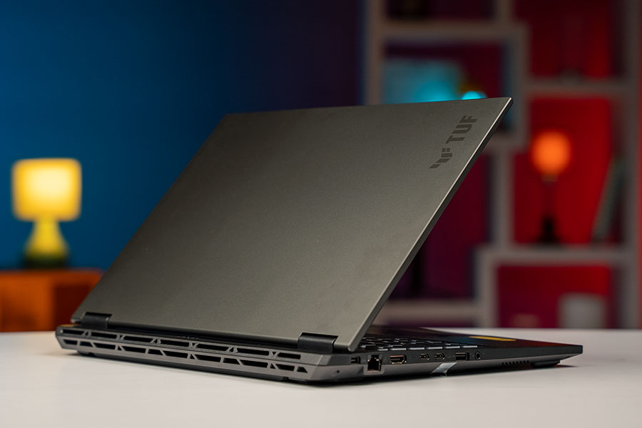 ASUS TUF Gaming F16 2025 back design