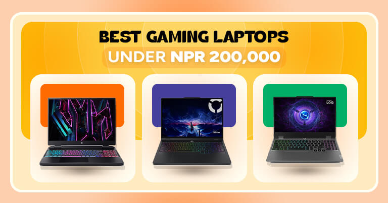 Best Gaming Laptops in Nepal Under Rs. 200,000 (रु 2 Lakhs) [2025]