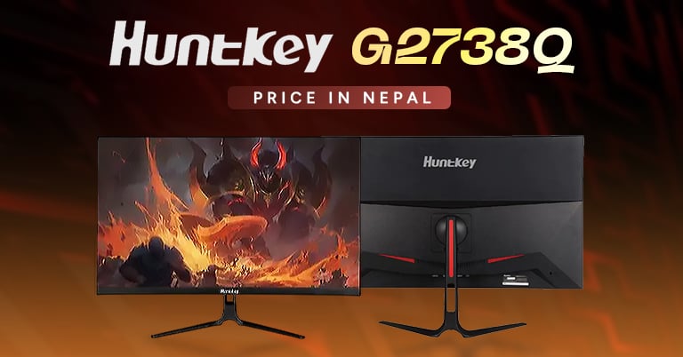Huntkey G2738Q monitor comes to Nepal with a 180Hz refresh rate, 95% DCI-P3 colors
