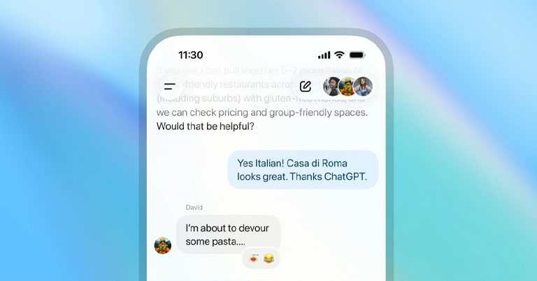 ChatGPT group chats launched Globally With new collaboration features