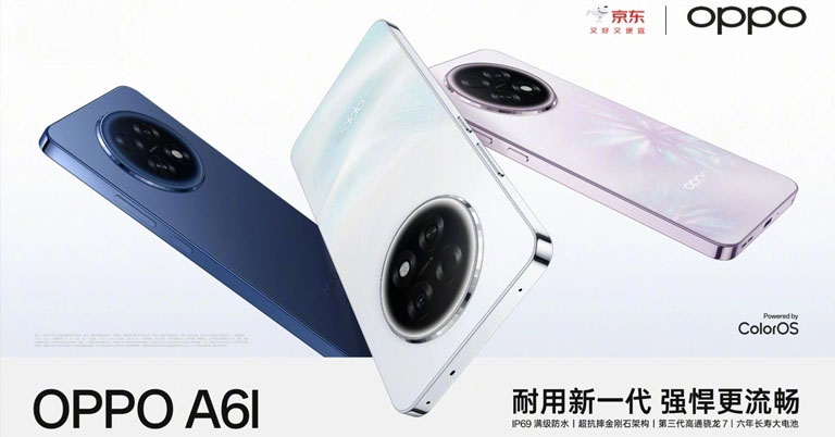 Oppo A6L launched with IP69 water resistance and Snapdragon 7 Gen 3