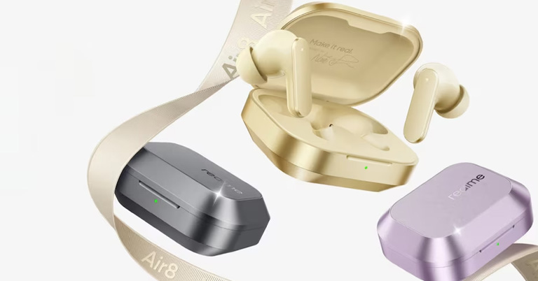Realme Buds Air 8 launched in India with 55dB ANC and LHDC 5.0 support