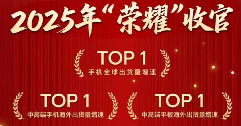 HONOR becomes the fastest-growing major smartphone brand globally in 2025