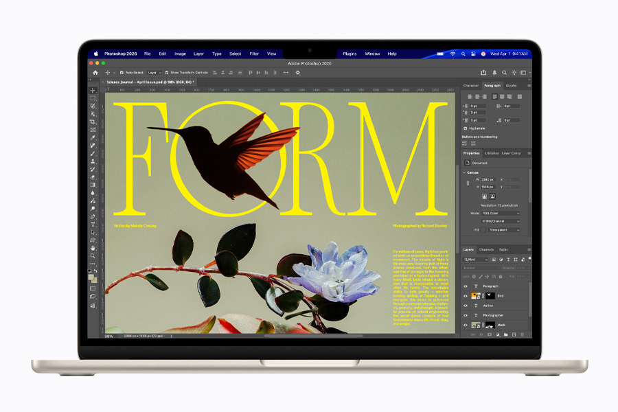 Apple Macbook Air M5 design