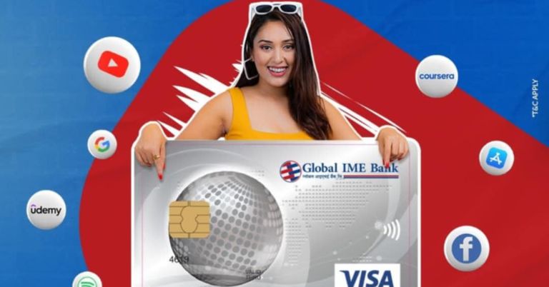 Global IME's Dollar Card (E-com) comes with a free top up feature