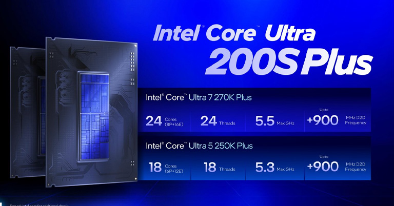 Intel Core Ultra 5 250K Plus and Core Ultra 7 270K Plus launched with 15% Gaming performance boost
