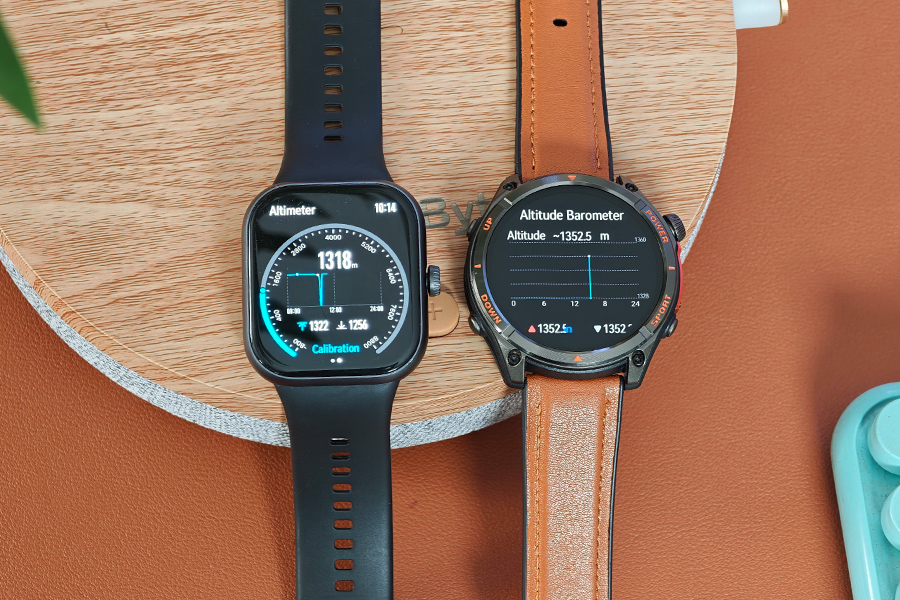 MWC Aether One Watch Pro Altimeter Comparison with Honor Watch Pro 2