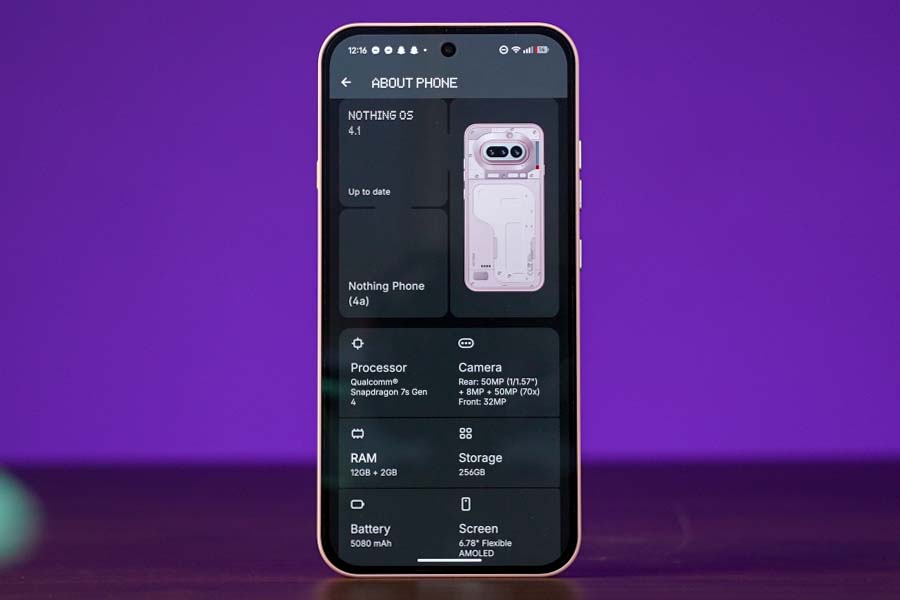 Nothing Phone 4a Software