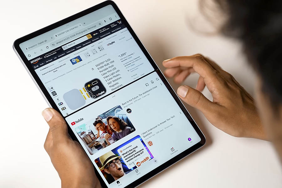 Top-down split screen in Xiaomi Pad 8