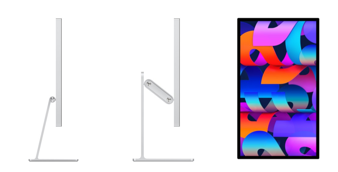 mac studio display 2026 mount type Tilt and height adjustable