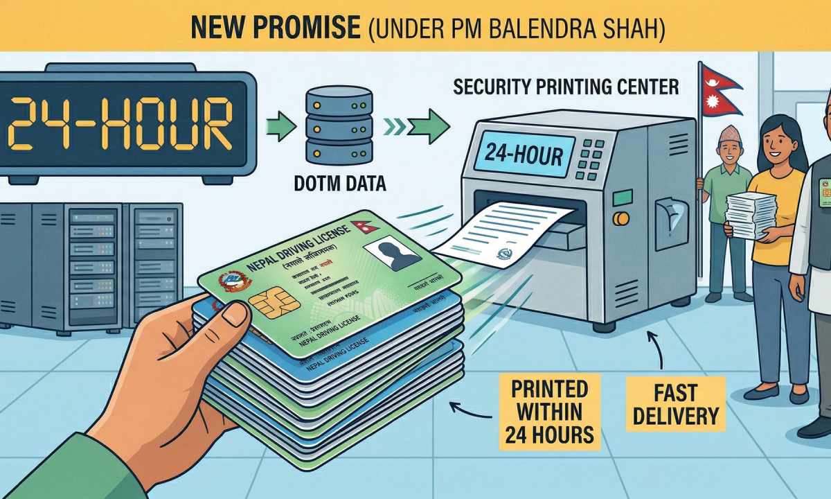 Government Plans 24 hour License Delivery and Easier Nagarik App Services