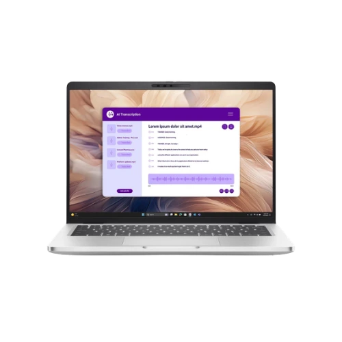 Dell Pro 14 PC14250 2025 Intel Core Ultra 255U Front View Design