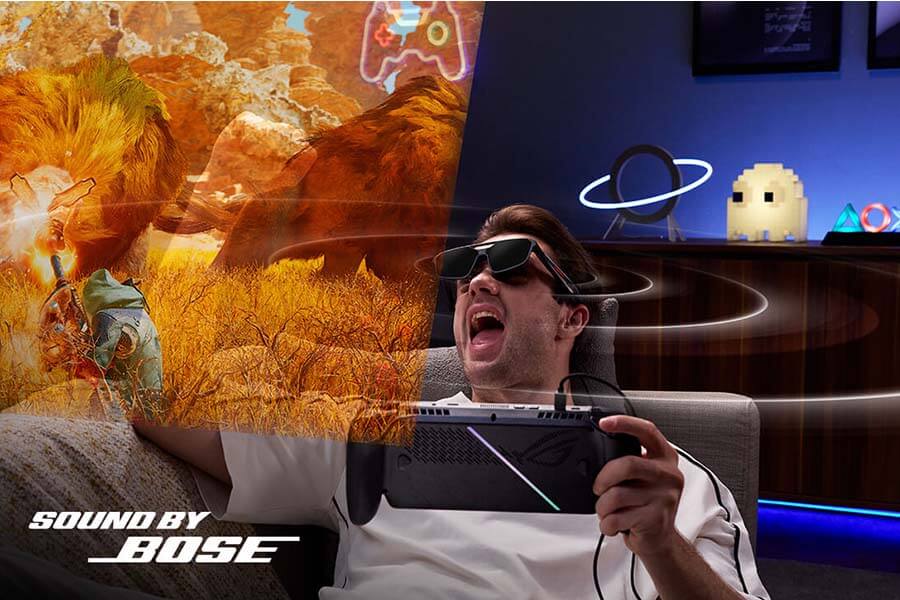 Asus ROG Xreal R1 smart glasses - Sound by Bose