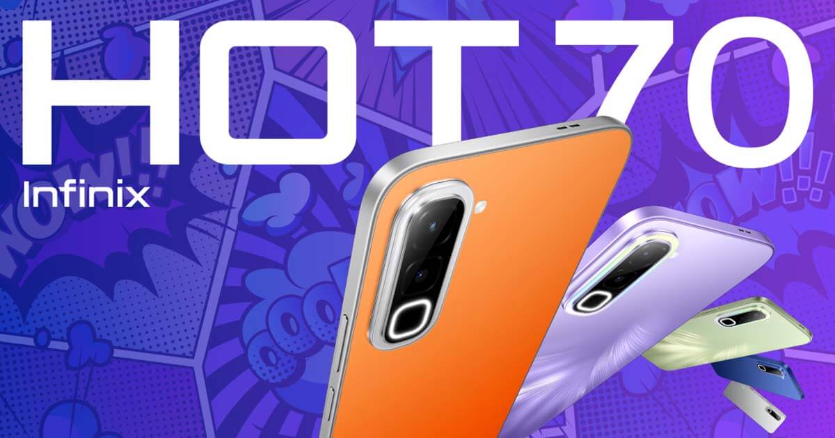 Infinix Hot 70 debuts with a unique color-changing back panel