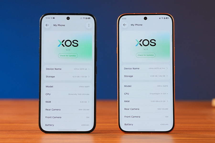 Infinix Note 60 and 60 Pro OS