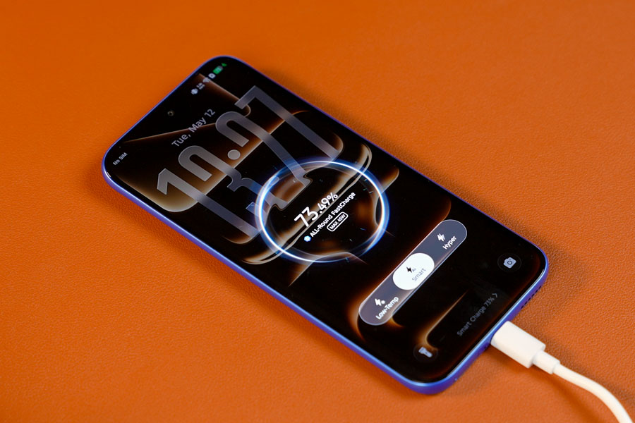 Infinix Note Edge charging