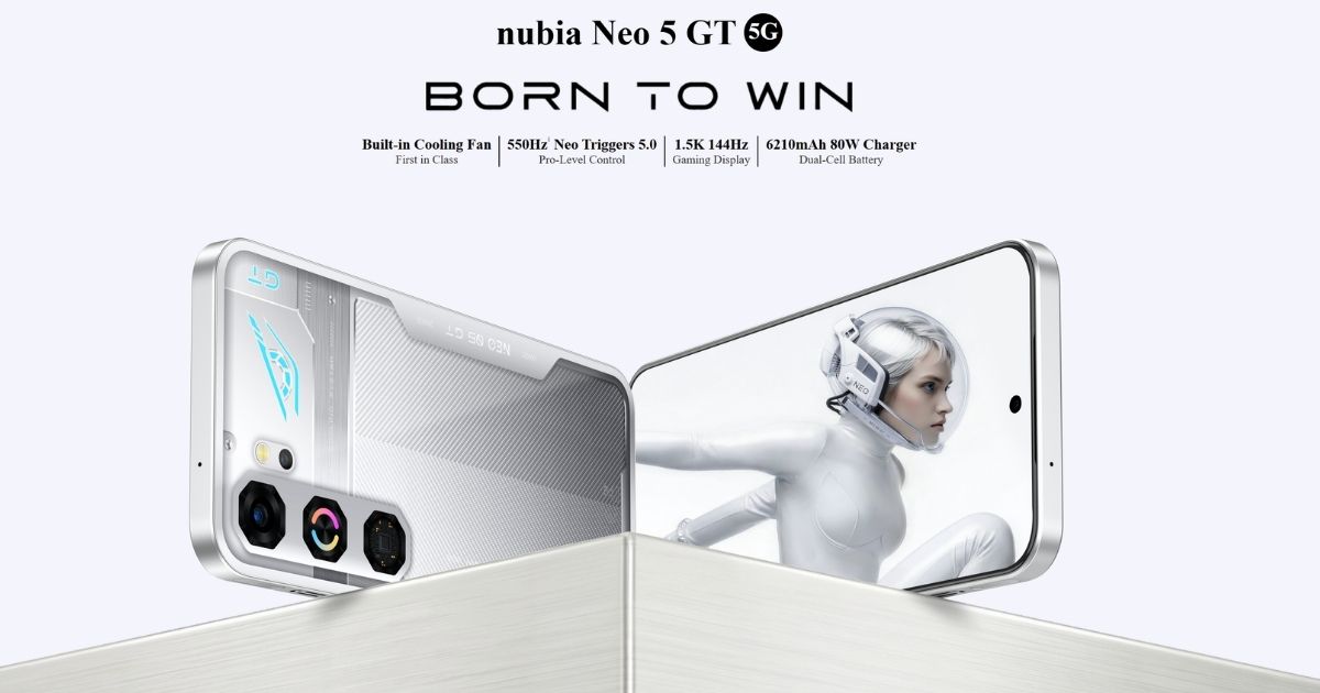 Gaming focused Nubia Neo 5 GT coming soon to Nepal with fan cooling, AMOLED display and huge battery