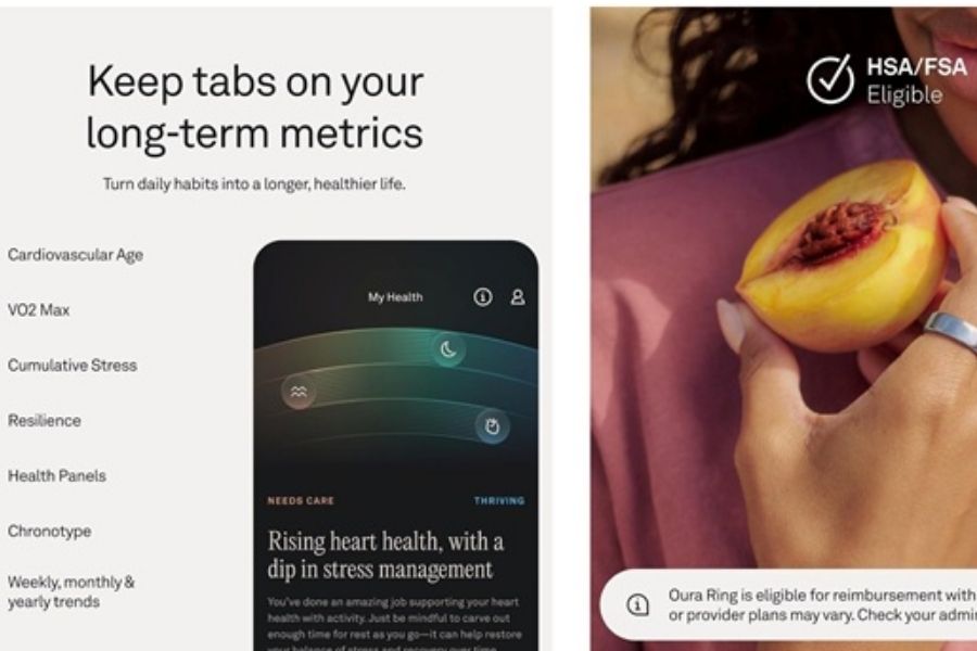 Oura Ring 5 health tracking