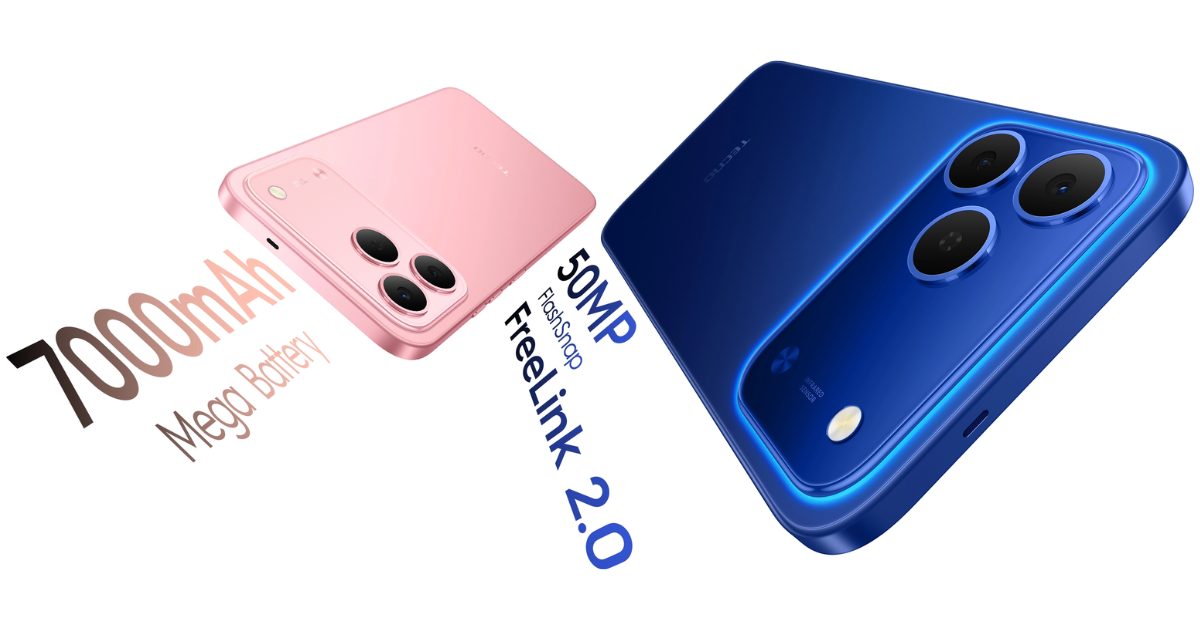 Tecno Spark 50 4G launched in Nepal with huge 7000mAh battery and Helio G81 chipset!