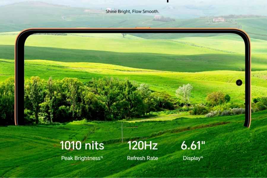 Honor X7e Dispaly