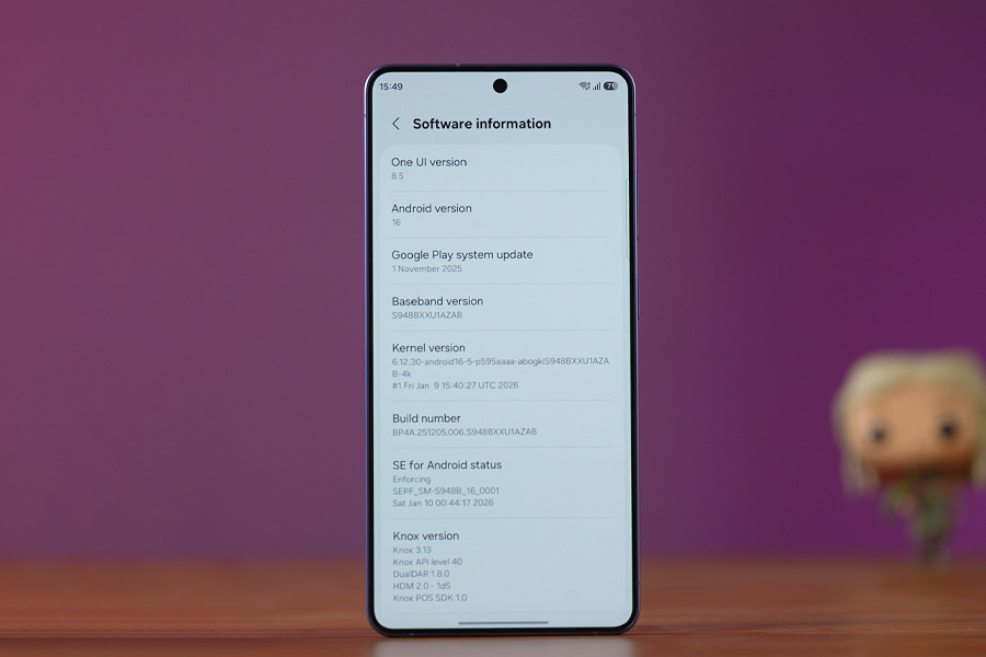 Samsung Galaxy S26 Ultra Long-Term Review OS Page
