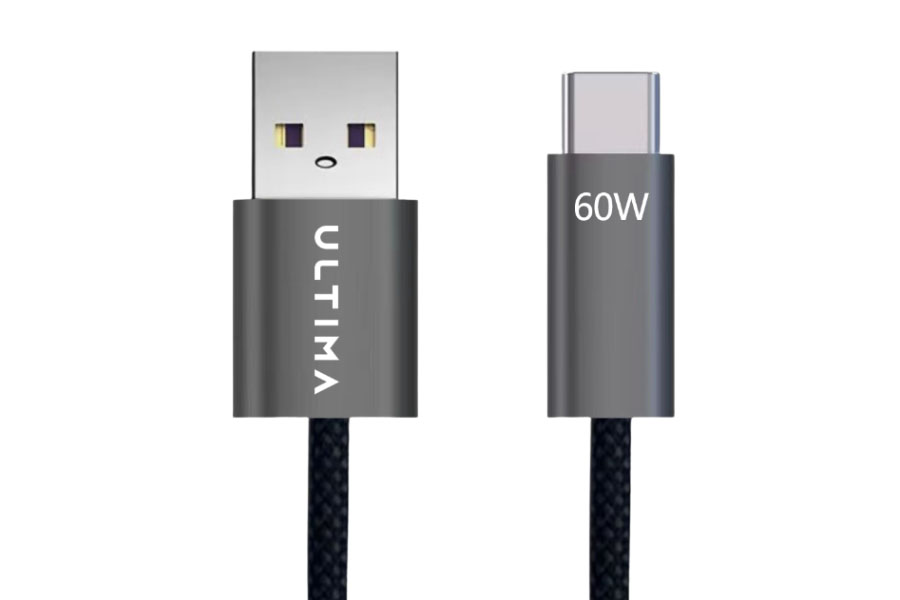 Ultima Flow 60W Type-A to Type-C Cable - Design