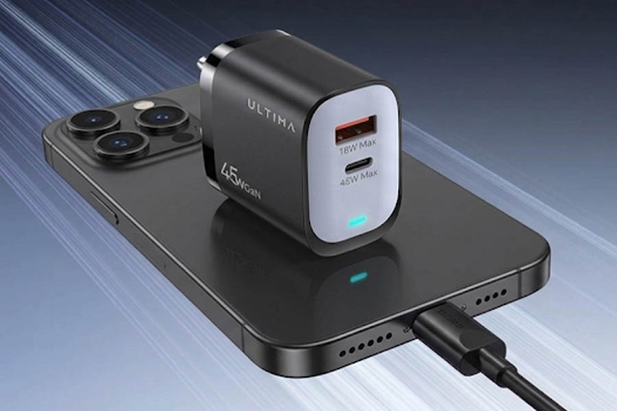 Ultima Rapid 45W Dual Port GaN Charger - Design
