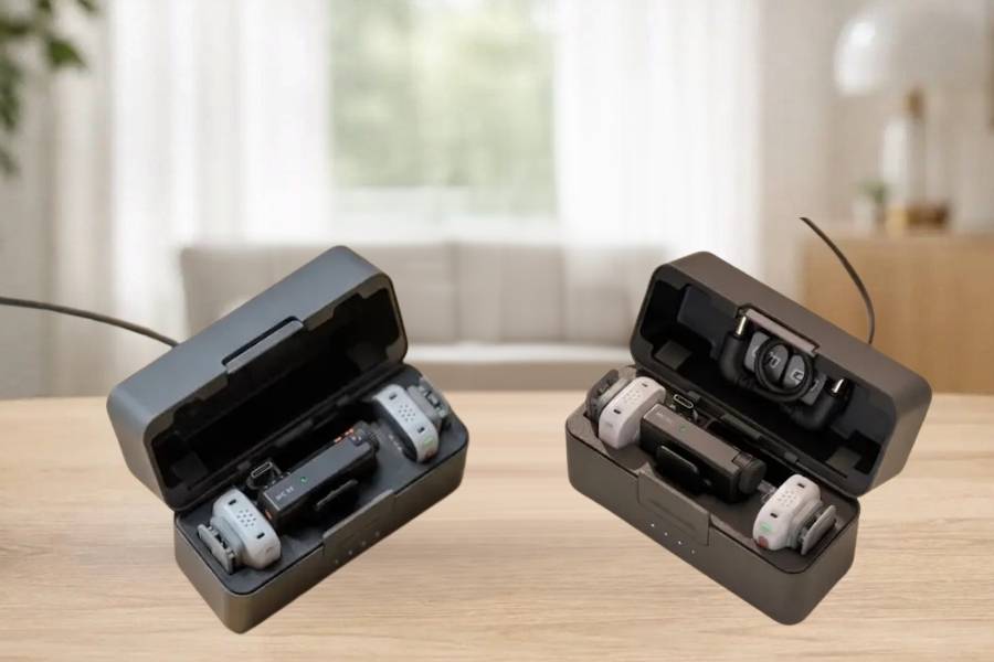 DJI Mic Mini 2S Transmitter and Reciver Box