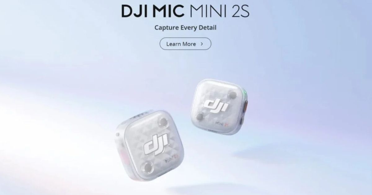 DJI Mic Mini 2S announced with 32-bit float recording and built-in storage
