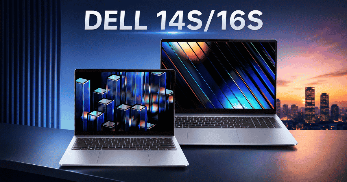 Dell 16S and Dell 14S lauched with OLED display and faster LPDDR5x RAM!