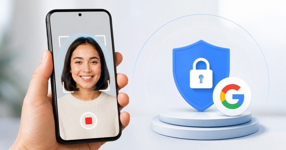 Google now lets you recover your account with a selfie video