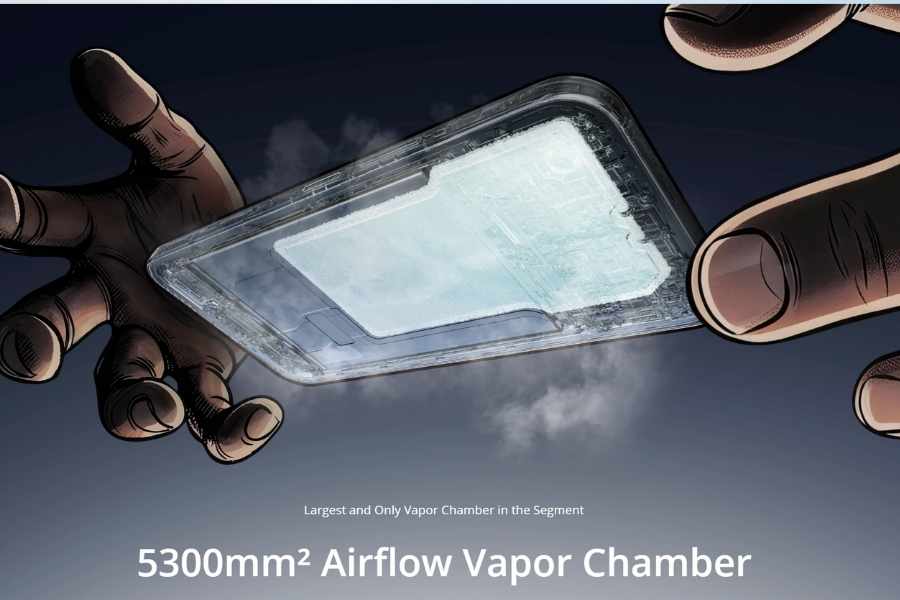 Realme Narzo 100x 5G Cooling system